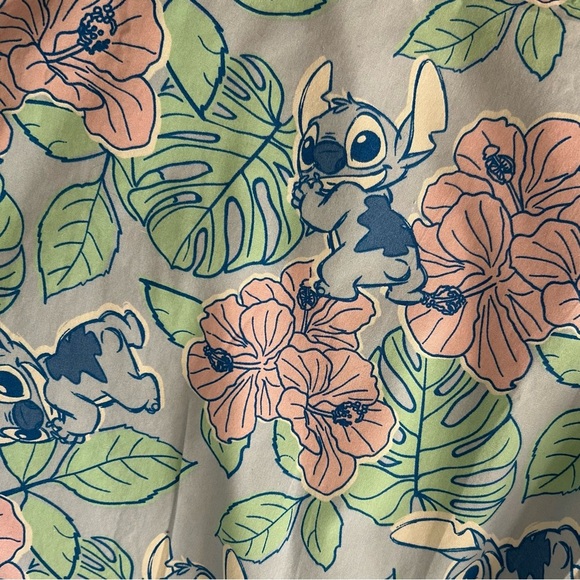 Disney Lilo and Stitch Girls Puffy Sleeve Dress Size Large 10-12 Years Old - Picture 6 of 7